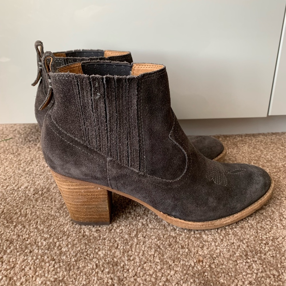 Dolce Vita Suede Cowboy Ankle Boot